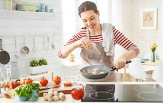 Woman cooking