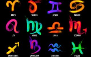 colorful zodiacs